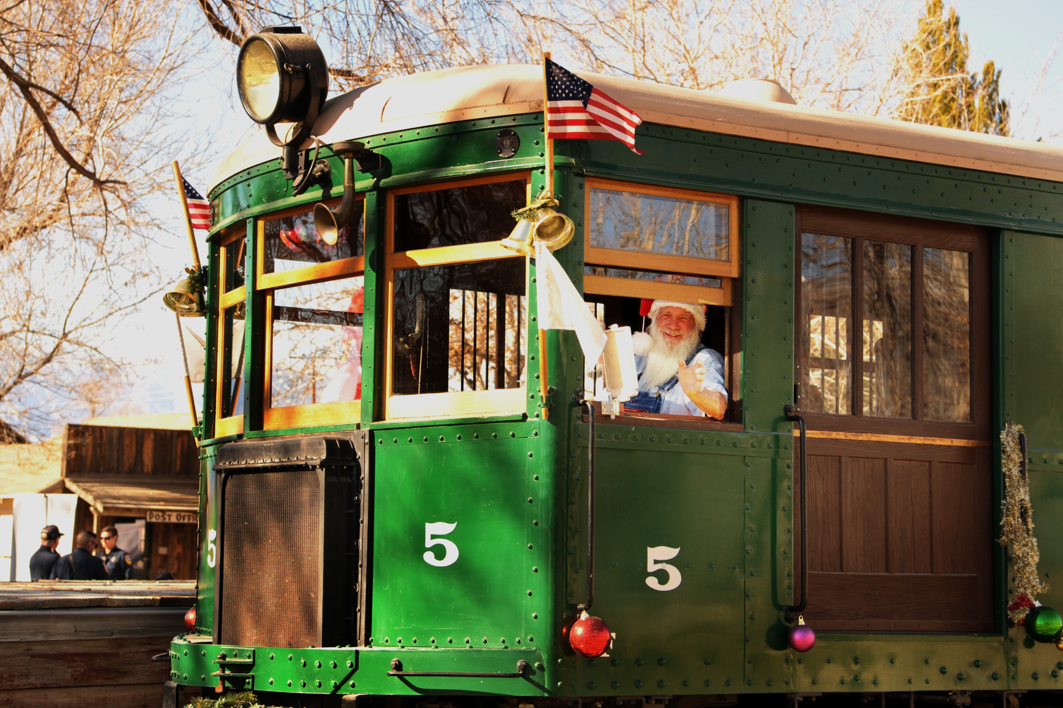 The Death Valley Brill Car at the Laws Depot.