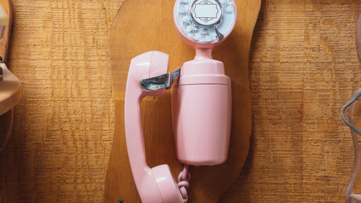 pink phone